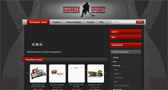 Desktop Screenshot of kareszsport.com